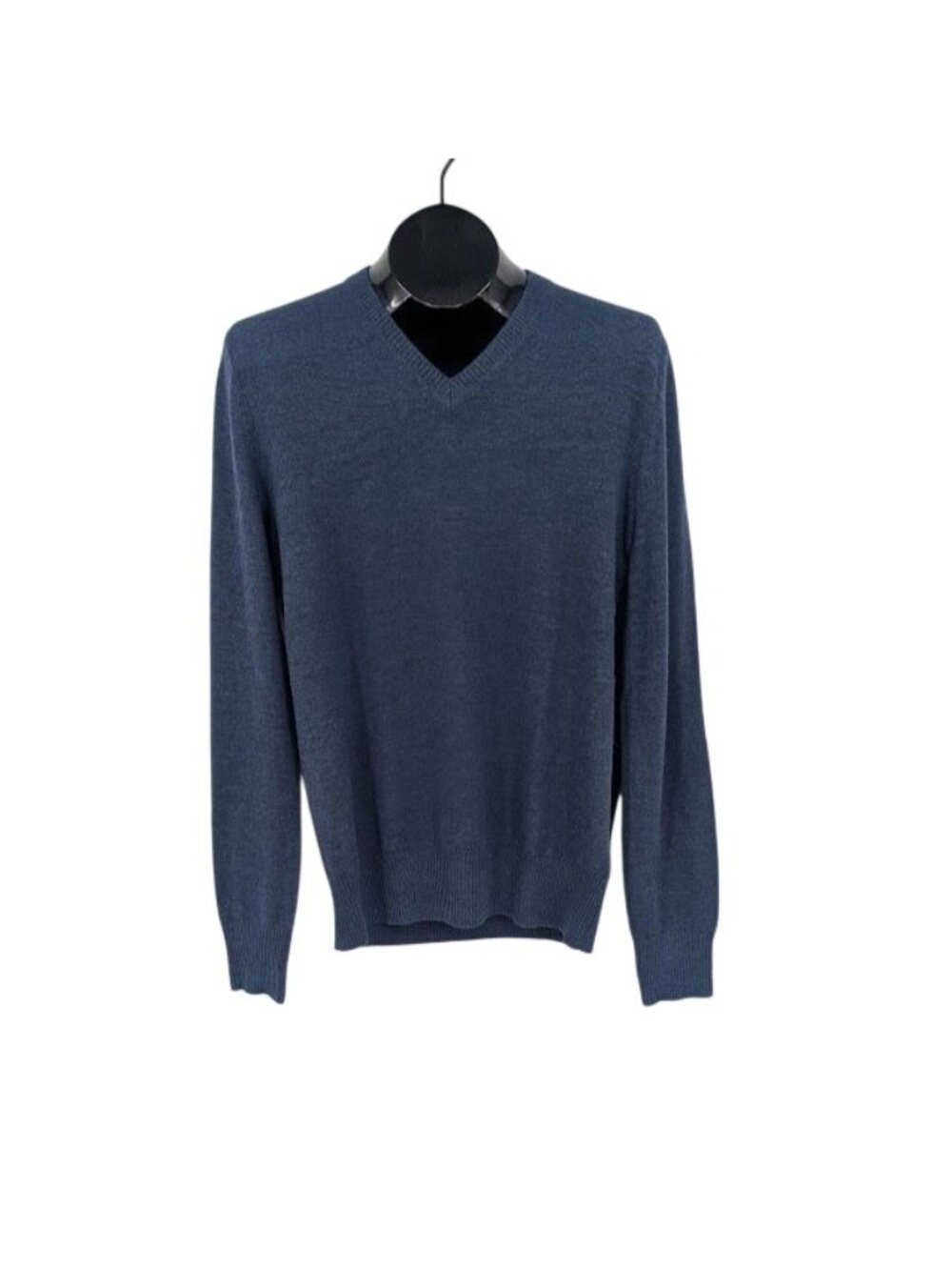 Banana Republic Merino Wool V Neck Quiet Luxury Minimalist Office Pullover Small
